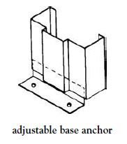 adjustable base anchor