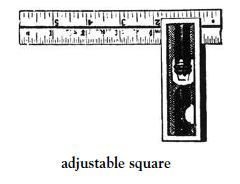 adjustable square, double square