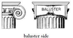 baluster side
