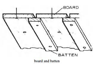 board-and-batten construction